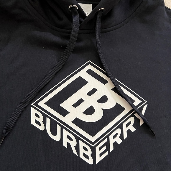 Burberry Logo Graphic Cotton Hoodie - Picture 9 of 11